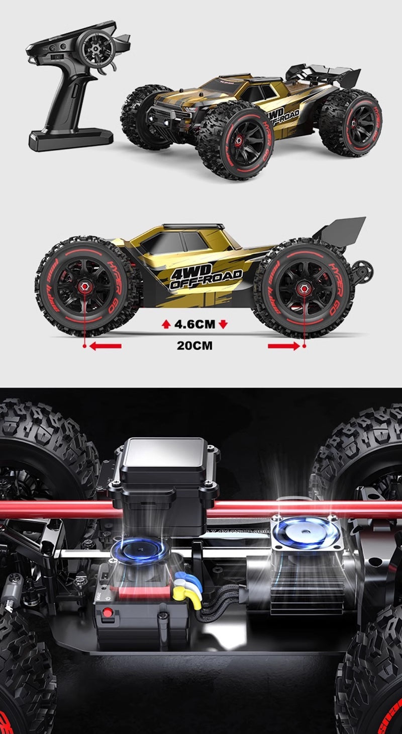 MJX Hyper Go 14210 1:14 4WD Brushless RC Truggy – 55 km/h High-Speed Off-Road Car