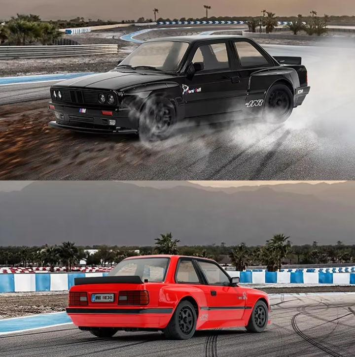 HNR Werewolf H9803 High Speed RC Drift Car 4WD Brushless 1:10 Scale 60A ESC 2S 3S Battery 85KM+ LED Lights Gyro Drifting Tires