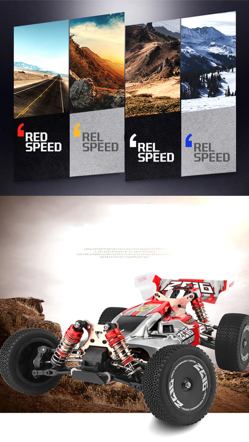 High Quality Wltoys 144001 RC Car 1/14 2.4G Racing RC Car 4WD High Speed 60km/h Remote Control Vehicle Models Toys for Christmas