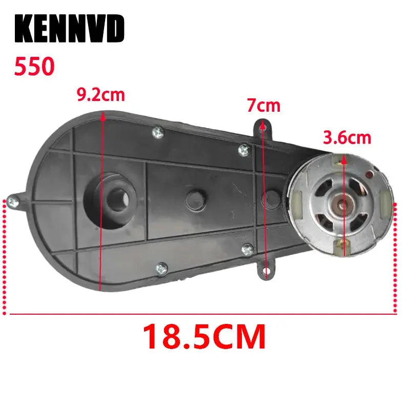 6V 12V 24V RS390 RS550 High Speed 2PCS Children Electric Ride on Car Vehicle Metal Steel Gear Motor Gearbox Engine Reducer Parts Random Recon