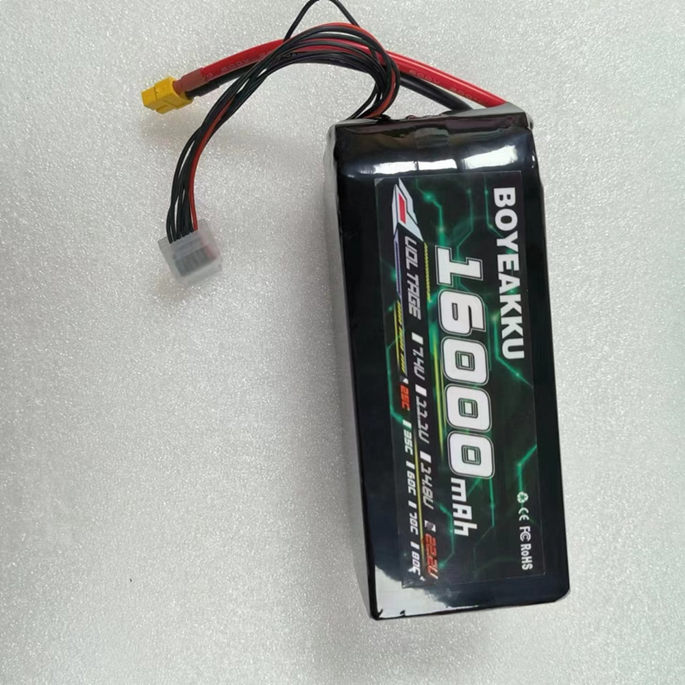 Custom Uav Aircraft Lipo 11.1v 14.8v 7.4v 22.2v 25C 15C 2s 6s 12s 14s Pouch Lithium Polymer Fpv Drone Battery 22000mAh