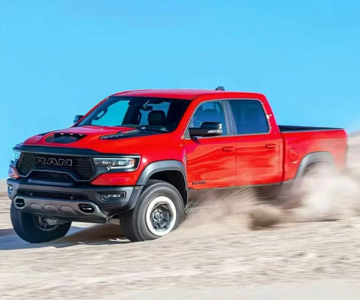 KM Thunder Dodge Tyrannosaurus RAM 1500 Simulation 1/8 Remote Control Electric 4WD Climbing Vehicle Pickup Off road Vehicle