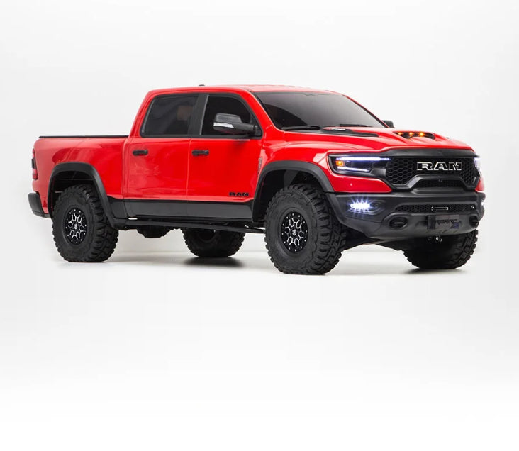 KM Thunder Dodge Tyrannosaurus RAM 1500 Simulation 1/8 Remote Control Electric 4WD Climbing Vehicle Pickup Off road Vehicle