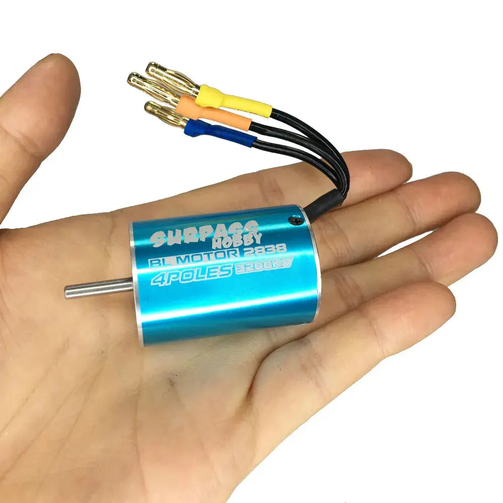 SURPASS HOBBY Waterproof 2430 2435 2440 2445 2838 2845 Brushless Motor for Wtloys Remo 1/12 1/14 1/16 1/18 RC Car Boat Random Recon