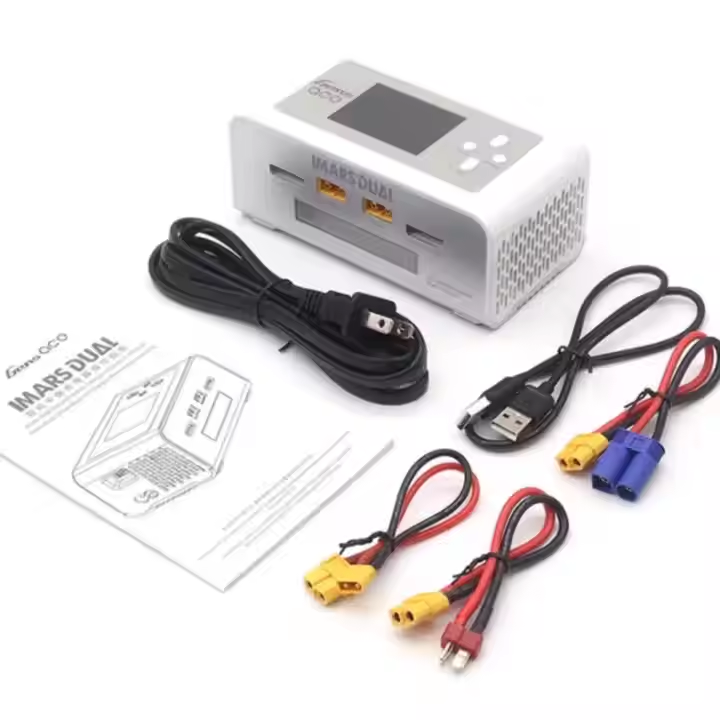 Gens Ace IMARS D300 G-Tech Series Smart Dual LiPo Battery Charger 16A AC 300W DC 700W