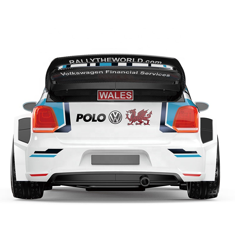MJX Hyper GO 7304 1/7 Scale Polo R WRC 4WD RC Rally Car 4S Brushless Motor 60km/H Official Licensed for Drifting Fans and Adults