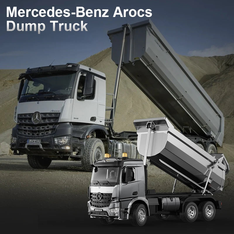 DoubleE 1:20 6Ch Rc Car Remote Control Truck Rc Dump Trucks Electric Model Simulation Engineering Vehicles E590 Kids Boys Gift