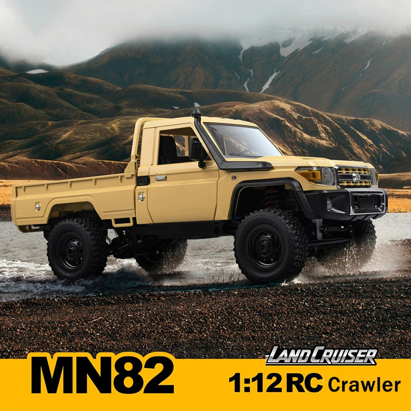 Mangniu MN82 Land Cruiser LC79 4WD Off-Road 2.4G Full-Scale RTR RC Rock Crawler Pickup Truck 1/12 Scale Adult Hobby Toy