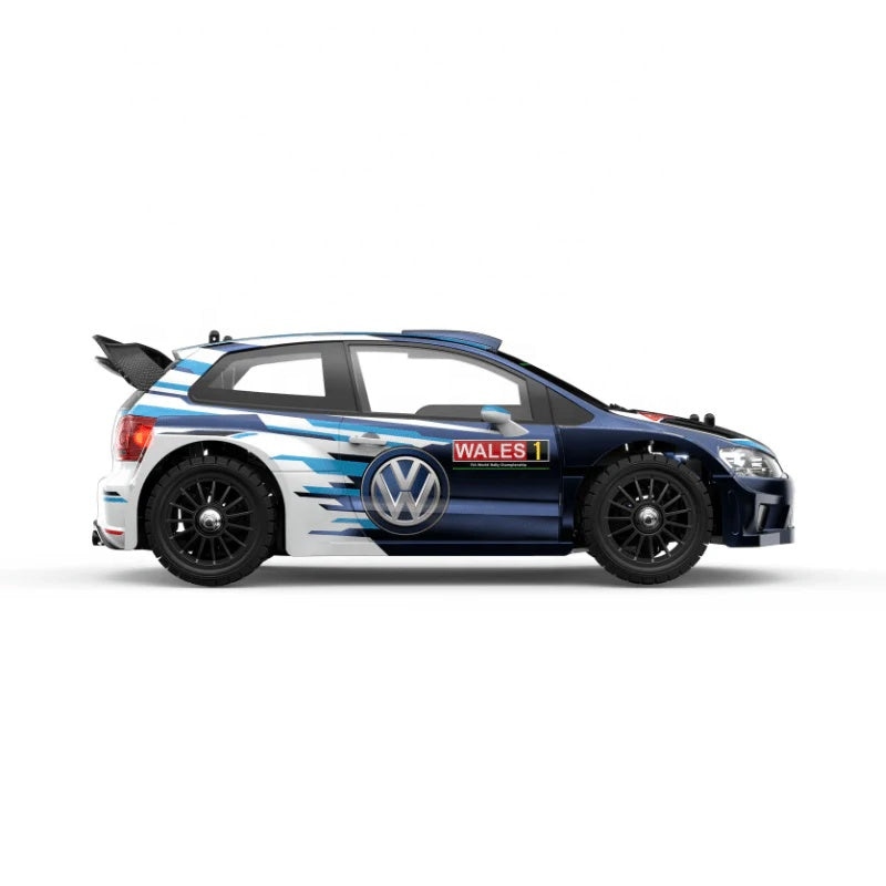 MJX Hyper GO 7304 1/7 Scale Polo R WRC 4WD RC Rally Car 4S Brushless Motor 60km/H Official Licensed for Drifting Fans and Adults