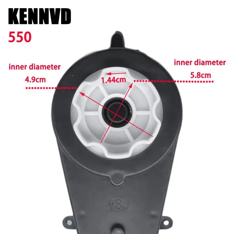 6V 12V 24V RS390 RS550 High Speed 2PCS Children Electric Ride on Car Vehicle Metal Steel Gear Motor Gearbox Engine Reducer Parts Random Recon