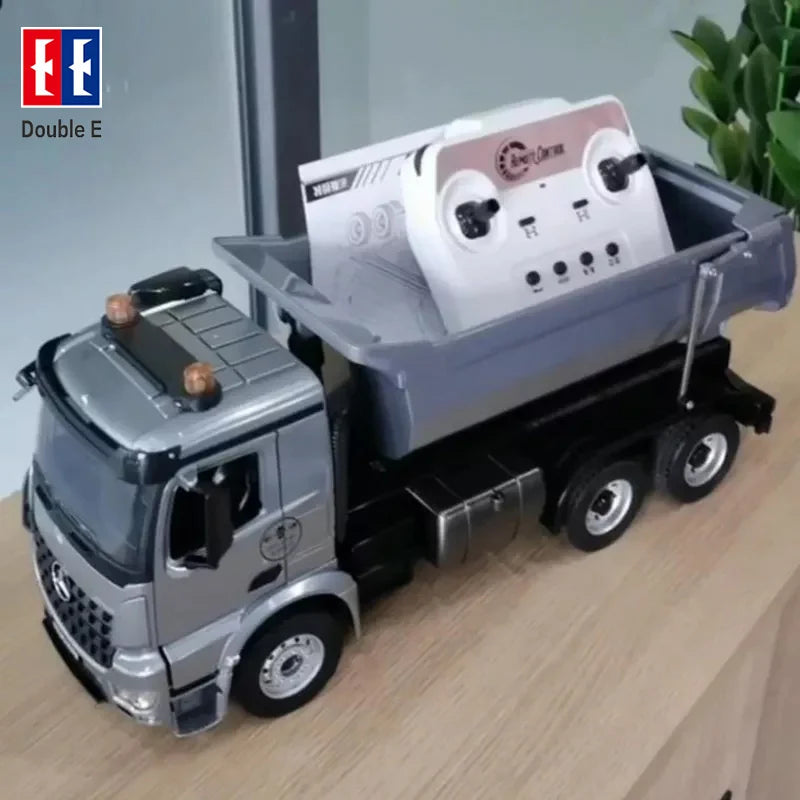 DoubleE 1:20 6Ch Rc Car Remote Control Truck Rc Dump Trucks Electric Model Simulation Engineering Vehicles E590 Kids Boys Gift