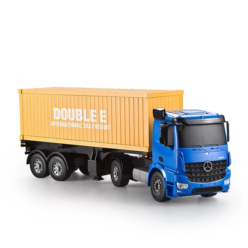 RC Dump Truck Electric RC Truck Model 1:20 61CM Fully Automatic Big Flatbed Truck Vehicle Container Transport Truck
