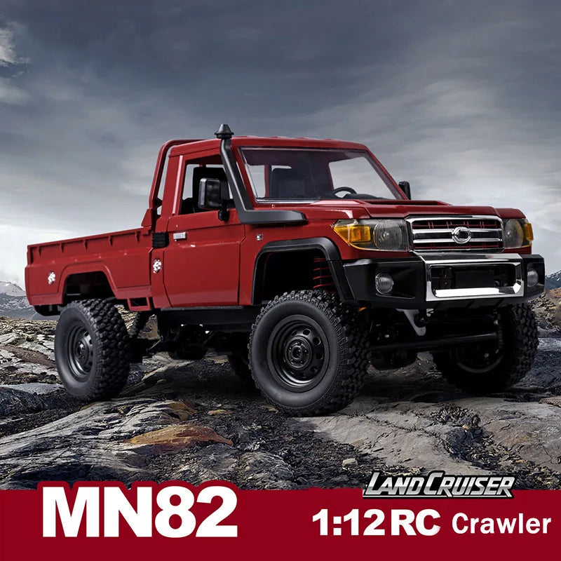 Mangniu MN82 Land Cruiser LC79 4WD Off-Road 2.4G Full-Scale RTR RC Rock Crawler Pickup Truck 1/12 Scale Adult Hobby Toy