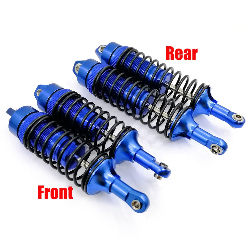 Aluminium Alloy Shock Absorber Assembled Full Metal Big Bore Shocks Front & Rear for Traxxas 1/10 Slash 4x4 RC Car Truck Acc