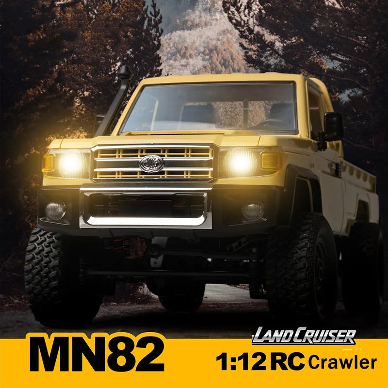 Mangniu MN82 Land Cruiser LC79 4WD Off-Road 2.4G Full-Scale RTR RC Rock Crawler Pickup Truck 1/12 Scale Adult Hobby Toy