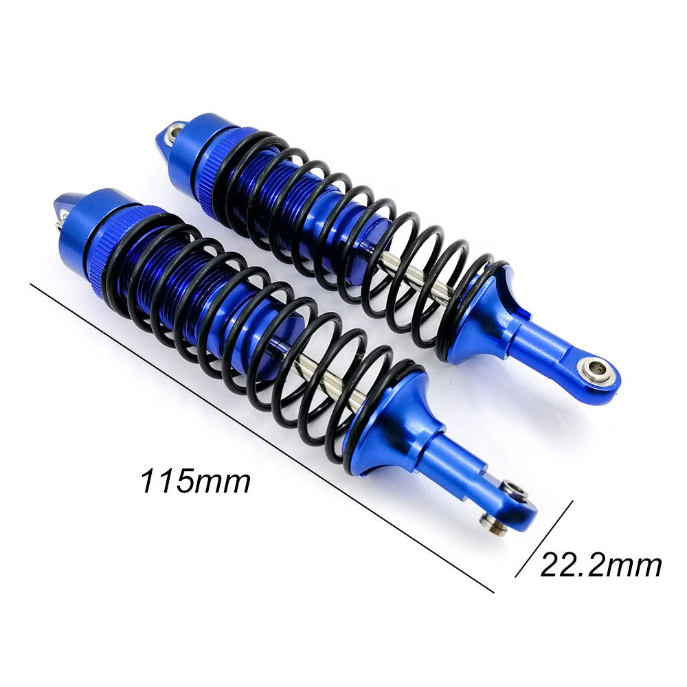 Aluminium Alloy Shock Absorber Assembled Full Metal Big Bore Shocks Front & Rear for Traxxas 1/10 Slash 4x4 RC Car Truck Acc
