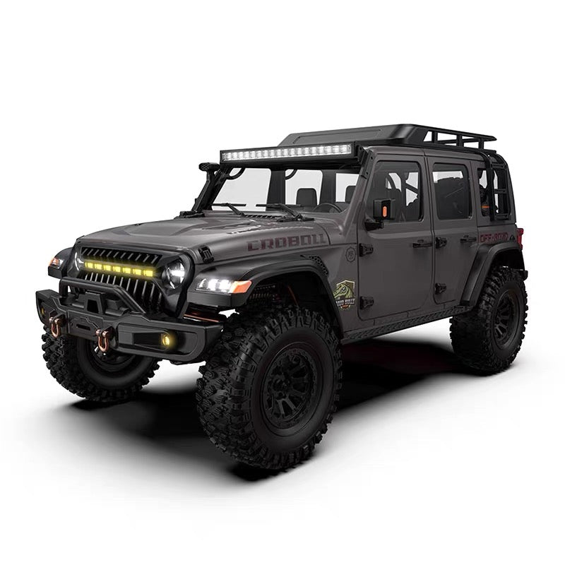 All Terrain RC Trail Monster Crawler Brushless RLAARLO MK07 1/7 Scale 4WD Truck with CNC Steel Metal Gear Locking Differentials