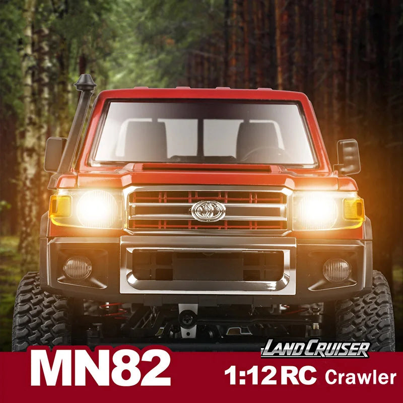 Mangniu MN82 Land Cruiser LC79 4WD Off-Road 2.4G Full-Scale RTR RC Rock Crawler Pickup Truck 1/12 Scale Adult Hobby Toy