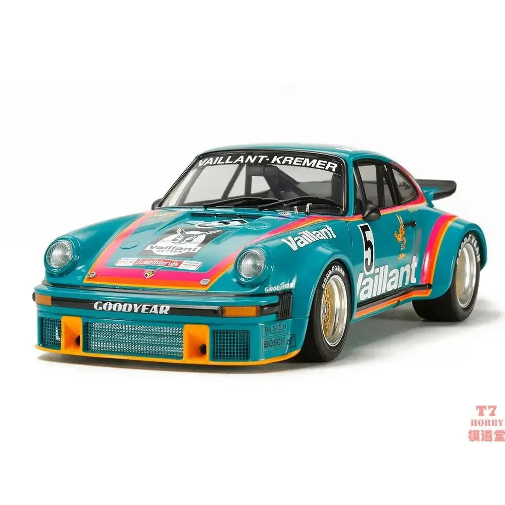 Genuine TAMIYA Classic 24334 Porsche 934 TURBO RSR Vaillant Racing Car Assembly Model Exquisite Gift for Model Enthusiasts Random Recon