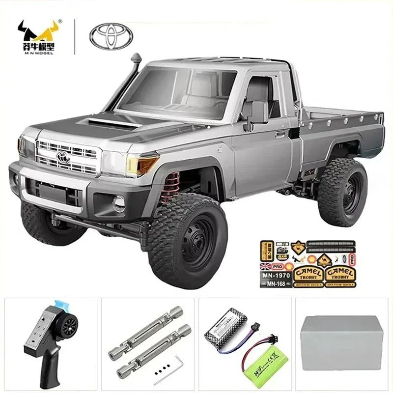 1:12 MN82T Rc Car Skymaker Retro Full-scale Simulation LC79 RTR 2.4g 4WD 280 Motor Remote Control RC Truck Model Car Toy