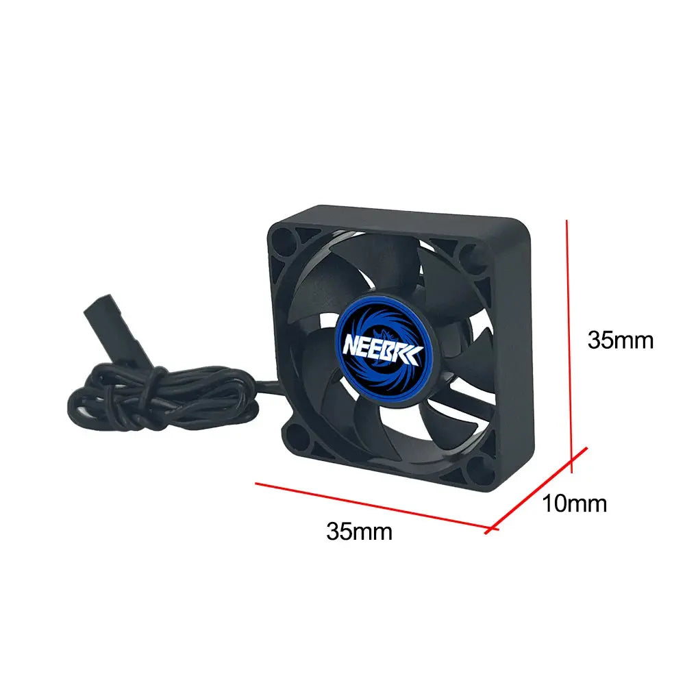RC Cooling Fans 25/30/35/40/45/50mm 5V-12V DC Heatsink 10000-30000RPM High RPM JST Plug for 3650 540 550 Brushless Motor ESC Random Recon