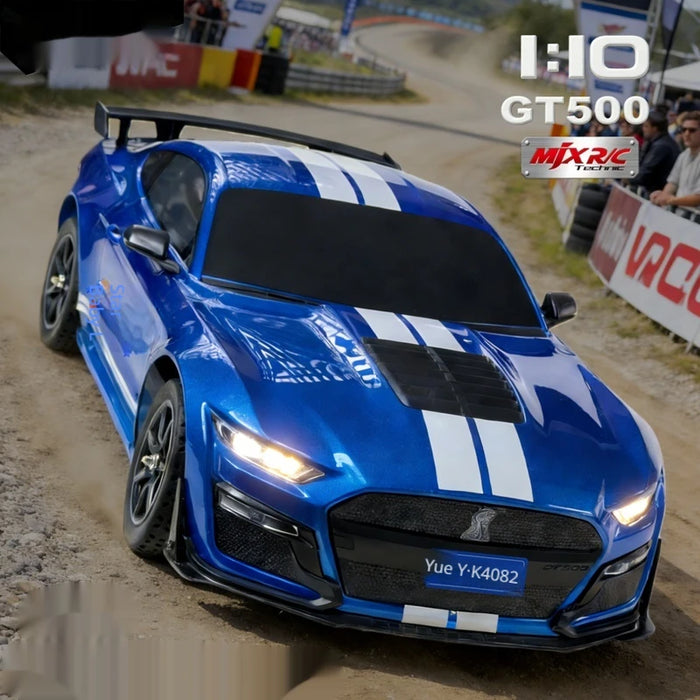 Mjx Rc 10306 Ford Mustang Shelby Gt500 1 To 10 Scale Brushless High Speed Rc Drift Rally Remote Control Car Model For Adult