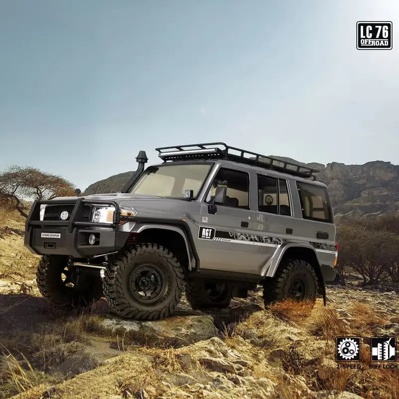 RGT EX86190 1:10 Model RC Remote Control Car Electric Climbing Car LC76 Off-Road Vehicle With Differential Lock Simulation Toy