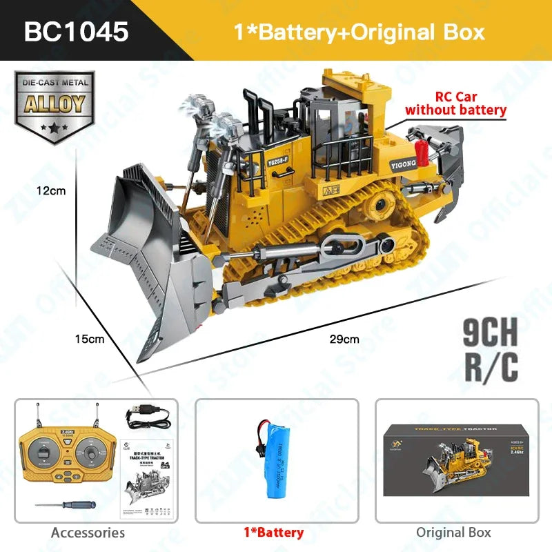 2.4G RC Radio Control Forklift Car Truck Electric Toy Engineering Vehicle Model Children Christmas Kids Boys Gifts Outdoor Toys