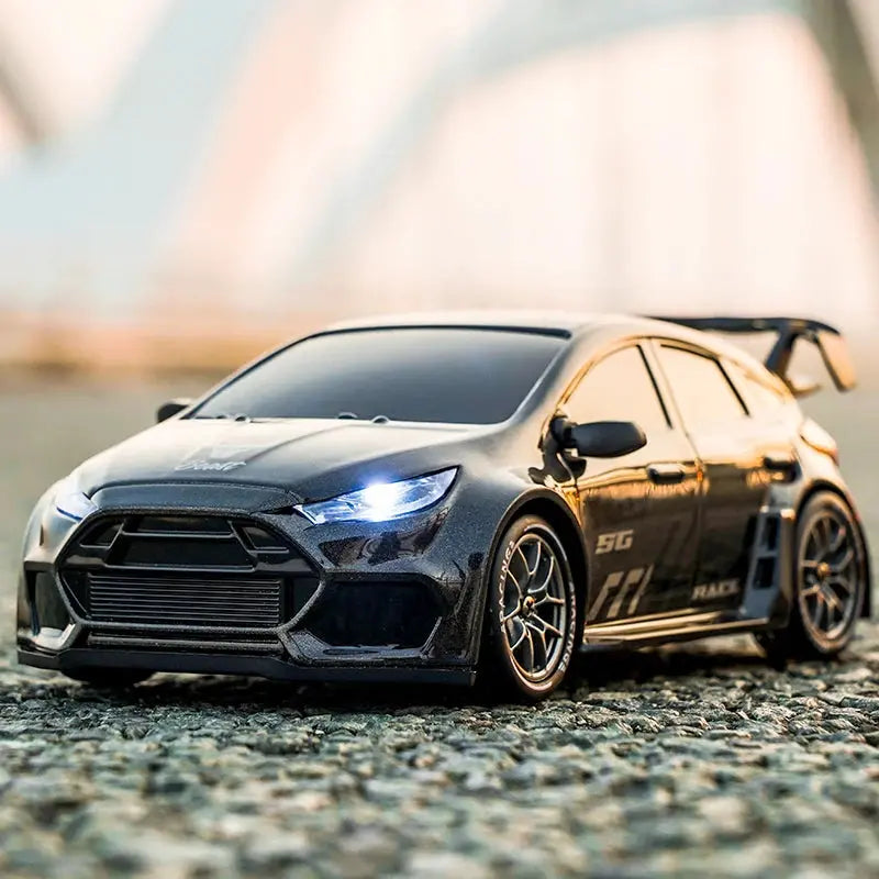 1/24 4WD RC Drift Car - 2.4G, LED Lights, Replaceable Tires, RTR Random Recon