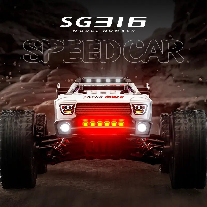 Random Recon ZLL SG316 MAX 1/16 Brushless RC Monster Truck 80KM/H High-Speed 4WD Off-Road Drift Racing Car LED Lights Toys - Random Recon
