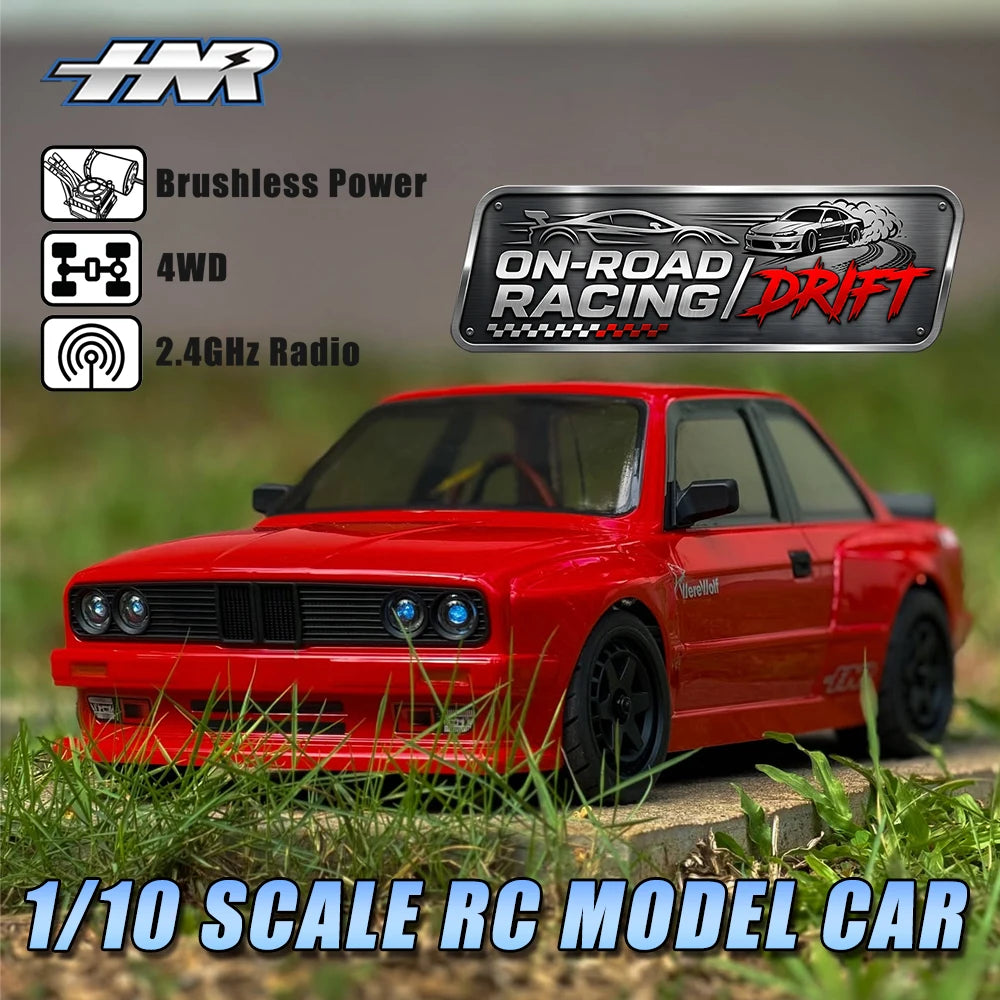 HNR Werewolf H9803 4WD Brushless RTR 1/10 RC Electric Remote Control Model Car On-road Racing / Drift Adult Children's Toys