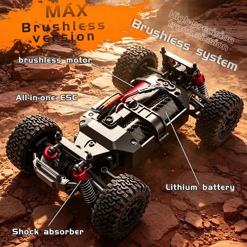 New SG616 MAX 1/24 RC Car 30 40KM/H 4WD Offroad Racing Car 2.4G Radio Control All Terrain Truck With LED Lights Hobby Model Toys Random Recon