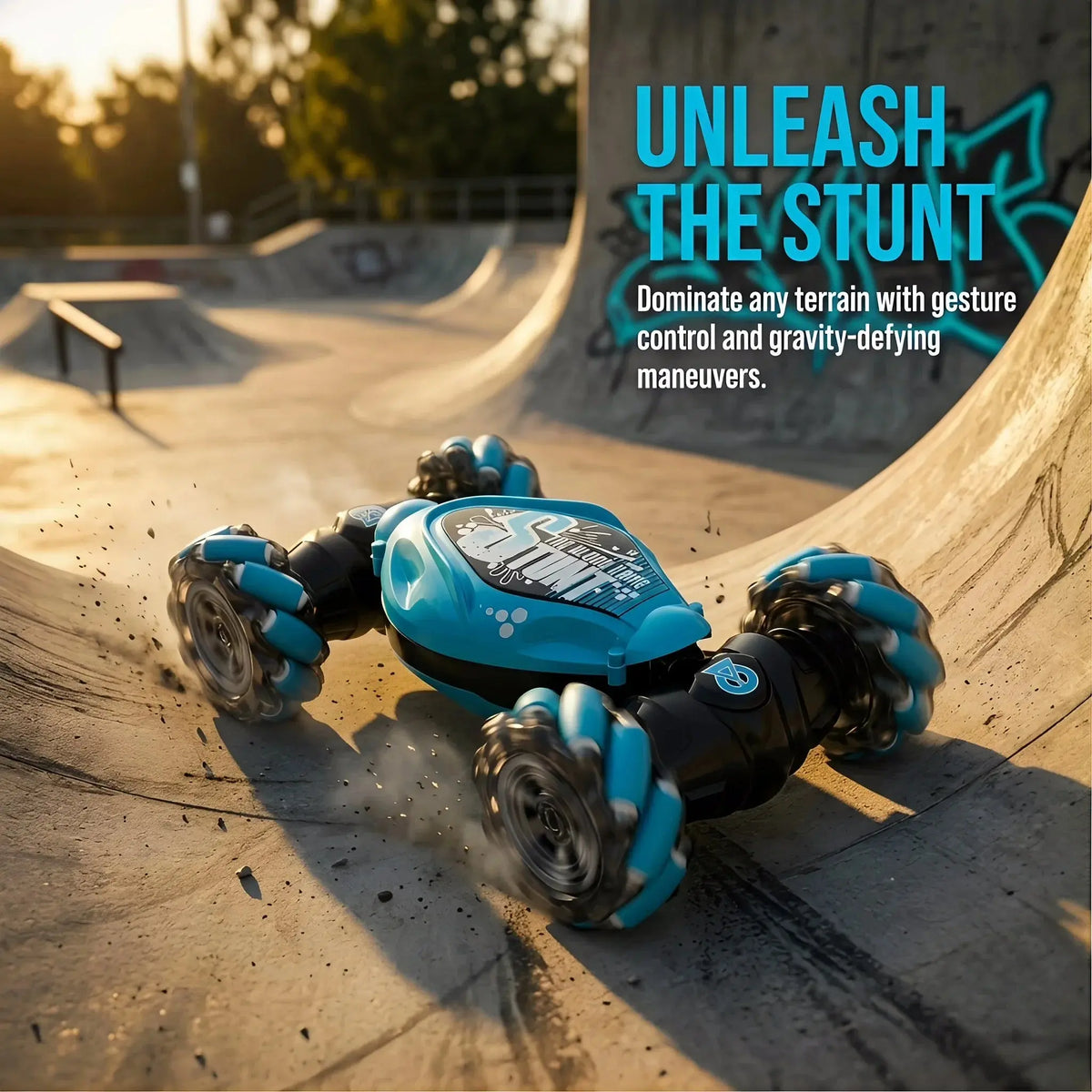 New Arrival Gesture Sensing Deformable Remote Control Car, Viral Hit Gift. 4WD Stunt Twist Off-Road Climbing RC Toy Car, Ideal Birthday & Christmas Present Random Recon