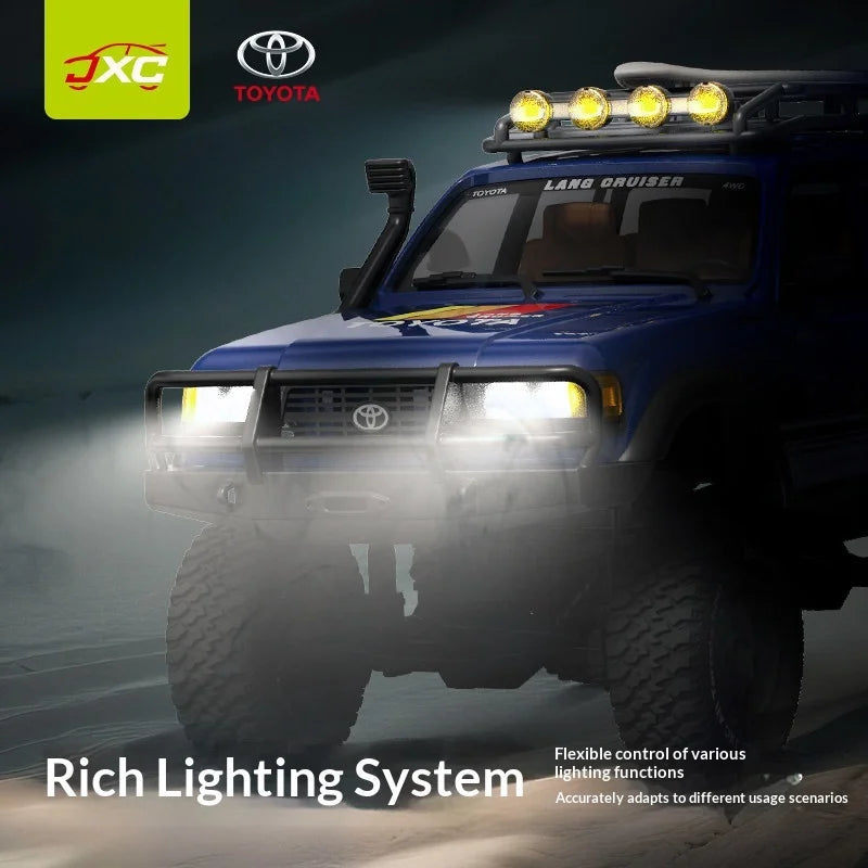Jxc 1:12 Lc80 3-Channel Simulate Toyota Remote Controlled Electric Four-Wheel Drive Climbing Off-Road Vehicle 20g Servo Motor Rc