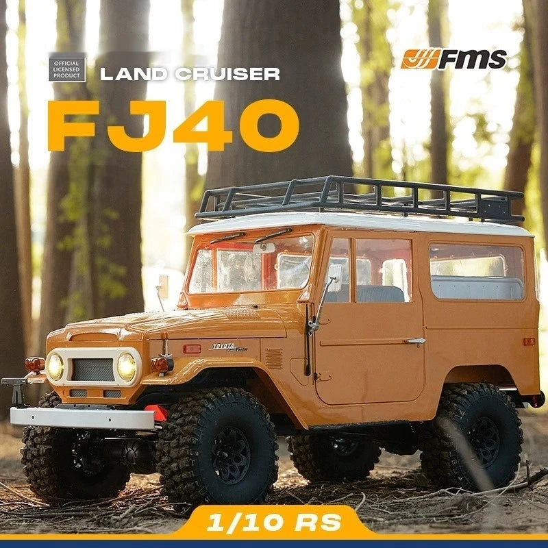 Fms 1/10 Fj40 Rc Cars Off-Road Climbing Four-Wheel Drive Rc Remote Control Electric Model Simulation Hard Shell Car Model