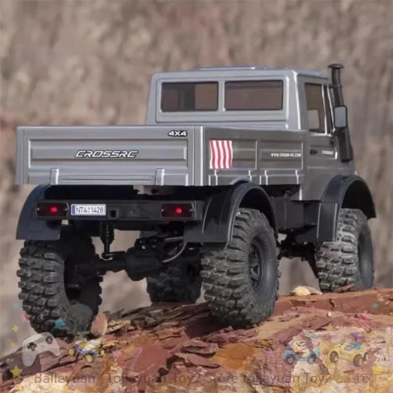 Crossrc Rc Crawler Emo Nt4 1/10 Scale Unimog 4Wd Electric Remote Control Off Road Model Truck Rock Climbing Hobby Vehicle