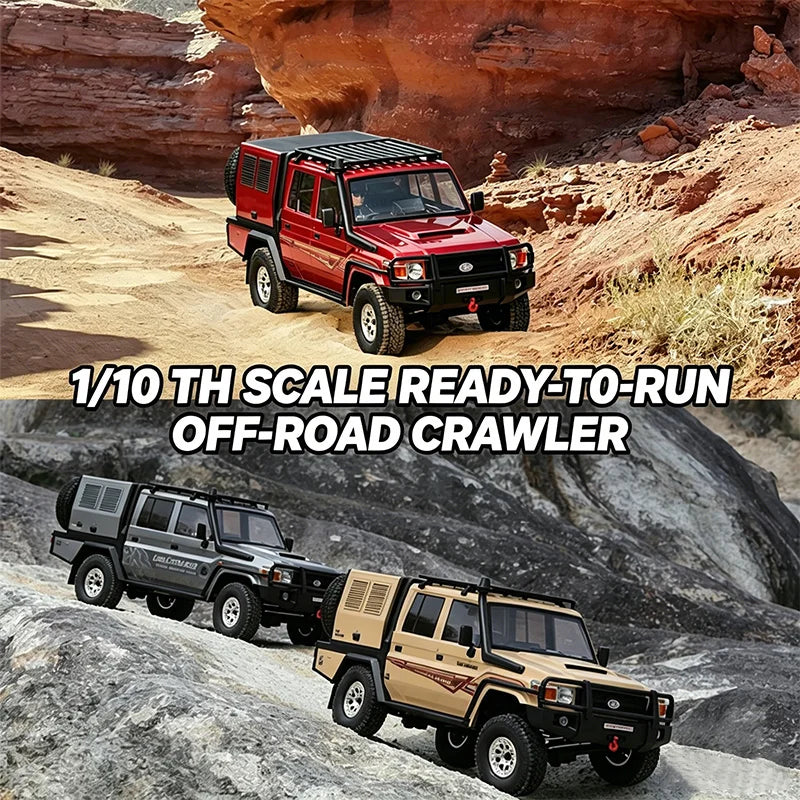 RGT EX86160 1/10 READY TO-RUN ROCK CRAWLER LC79 Commander Remote Control Climbing Vehicle Simulation Off Road RC Model Vehicle