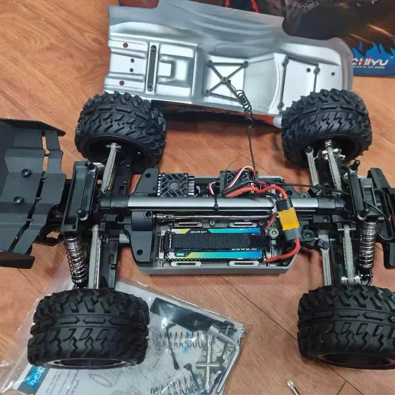 SCY10101 RC Car 1/10 Full Scale 4WD High-Speed Remote Control Toy Brushed Off-Road Climbing Racing Modle Car For Adult Gift