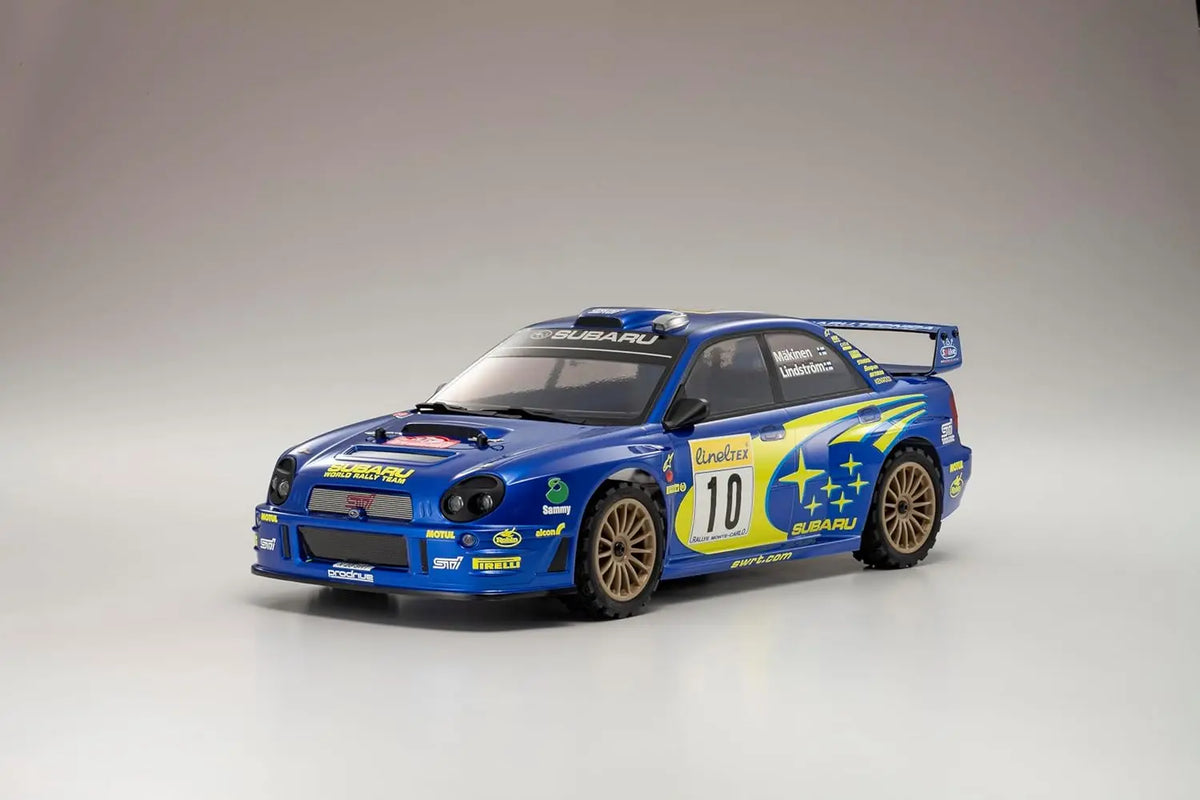 1/10 Scale 4WD RC Car Fazer Mk2 FZ02-R Subaru Impreza WRC 2002 Red ABS Plastic Remote Control Toy for Ages 14+