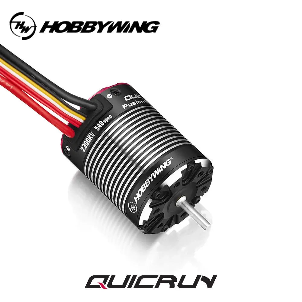 HOBBYWING QuicRun Fusion Pro Elite 50A 2300KV Sensored Brushless Integrated ESC Motor for 1/10 RC Model Car Crawler Accessories Random Recon