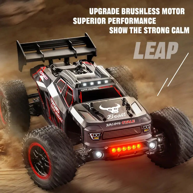 Random Recon ZLL SG316 MAX 1/16 Brushless RC Monster Truck 80KM/H High-Speed 4WD Off-Road Drift Racing Car LED Lights Toys - Random Recon