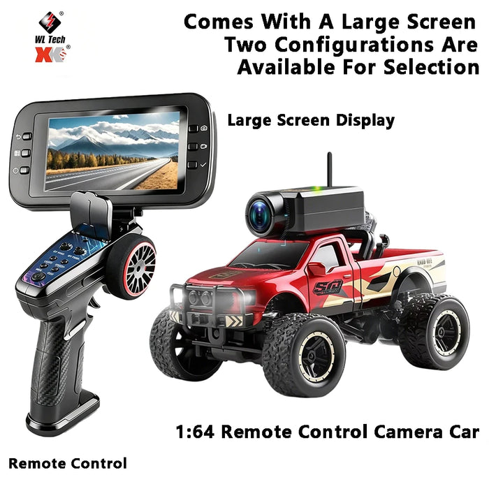 Wltoys 1:64  6407 6407-C Mini Remote Control Camera Car Wireless Remote Control Equipped with APP WiFi VR Display Desktop Toy