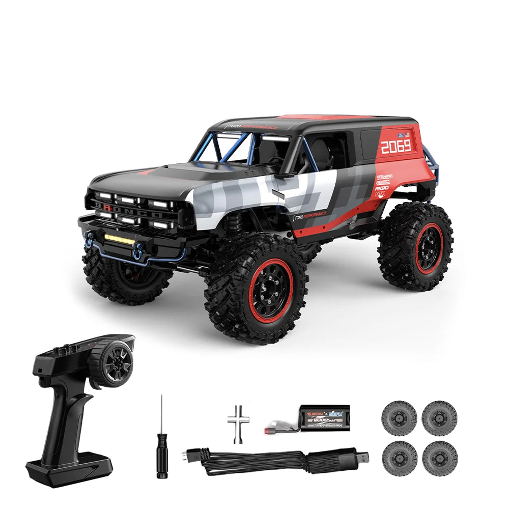 HYPER GO MJX H12P 1/12 RC Crawler High Speed 4WD Climbing Car 2.4G Remote Control Car Brushless Off Road Vehicle Toy