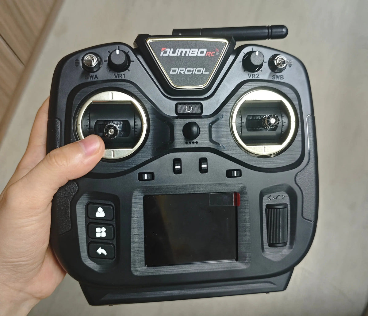 DUMBORC DRC10L 10-Channel RC Transmitter - Coach Mode, 20 Model Memory Random Recon