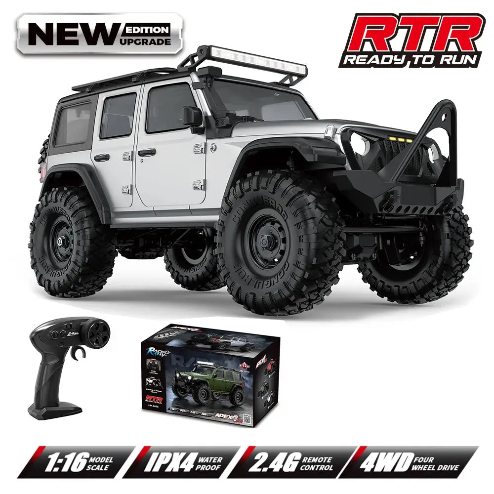 1:16 Scale Ford Bronco RC Rock Crawler Monster Truck 4WD High-Speed Electric Off-Road Toy Car for Boys Outdoor Gifts Random Recon