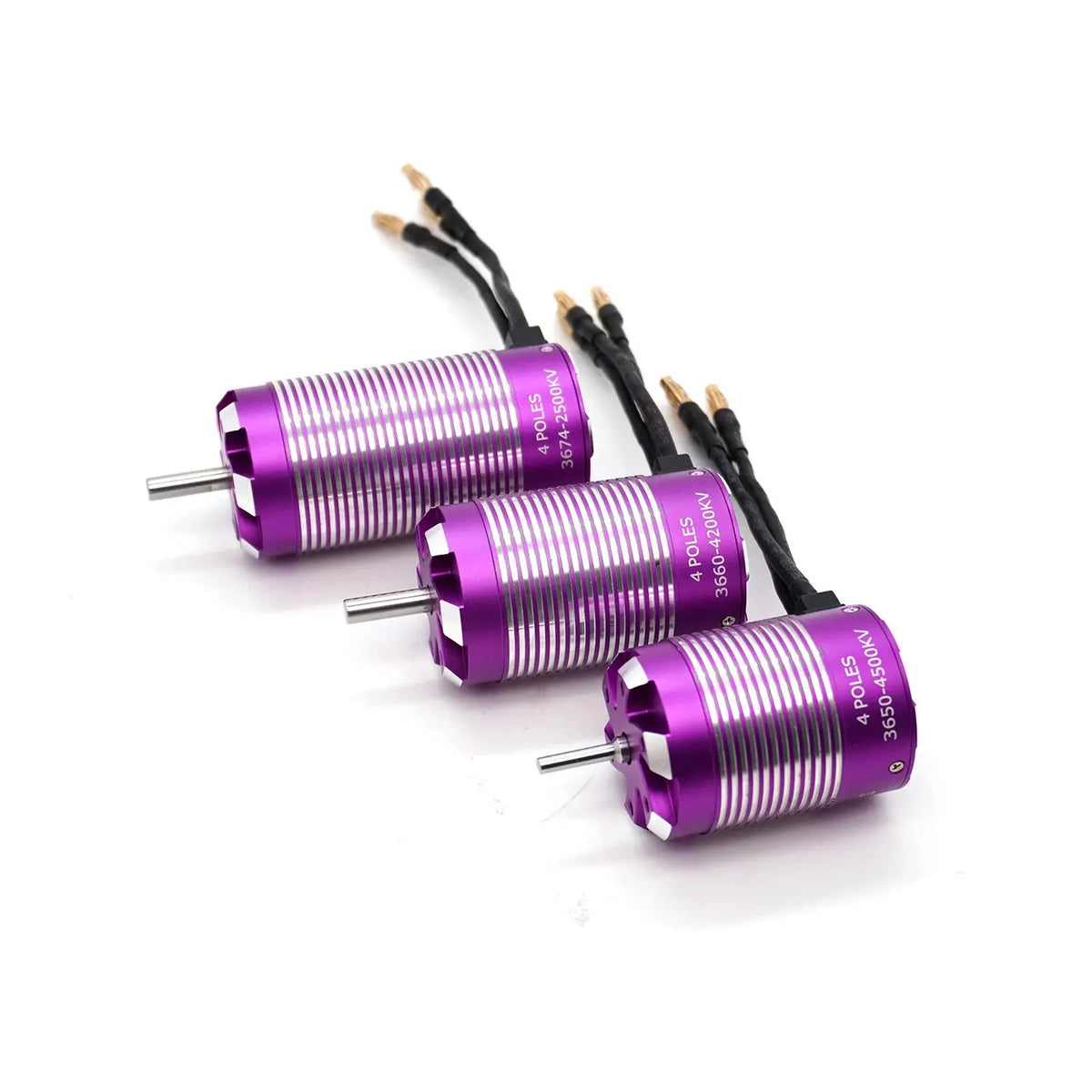 YSIDO RC Motor 3650 3660 3674 Sensorless Brushless Motor 5.0mm/3.175mm Shaft for 1/8 1/10 RC Car Drift Racing Off-Road RC Boat Random Recon
