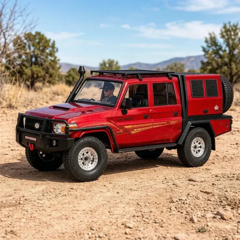 Hot RGT EX86160 LC79 1/10 Commander Remote Control Simulation Off-Road RC Electric With Light Two-Speed Climbing Model Car Gifts