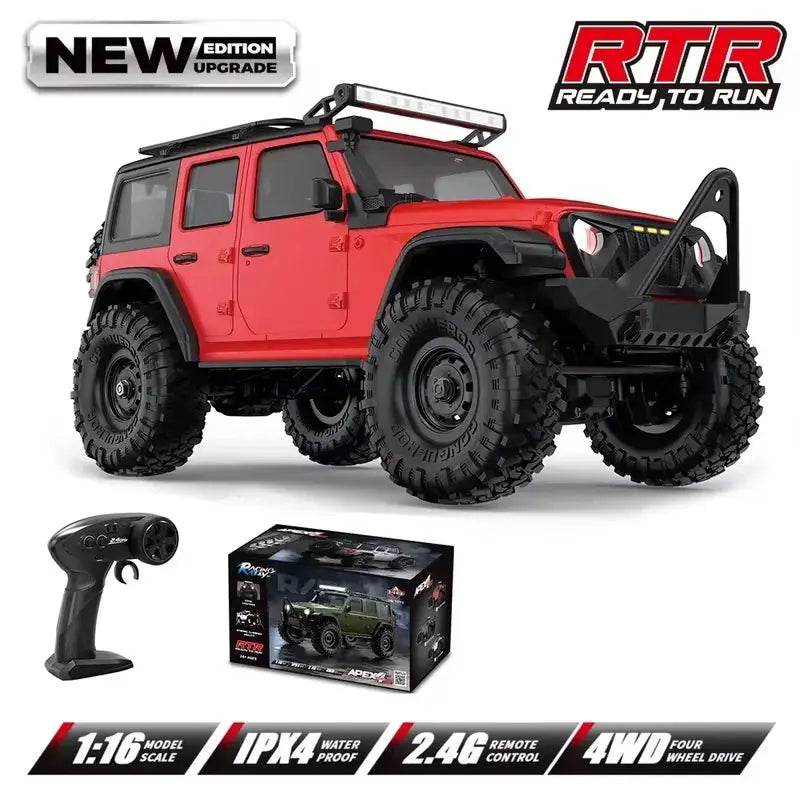 1:16 Scale Ford Bronco RC Rock Crawler Monster Truck 4WD High-Speed Electric Off-Road Toy Car for Boys Outdoor Gifts Random Recon