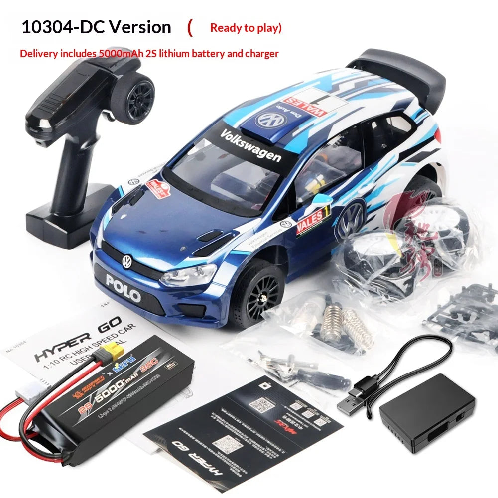 MJX 10304 1/10 Scale RC Car - Brushless Drift Rally Racer, High-Speed Off-Road RC Car An Ideal Gift for Kids and Adult Hobbyists