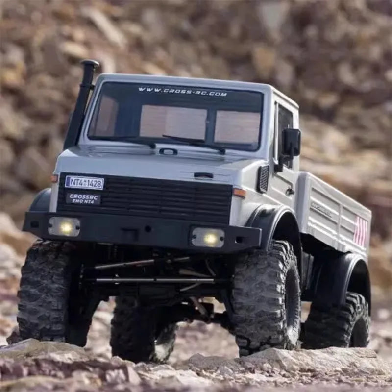Crossrc Rc Crawler Emo Nt4 1/10 Scale Unimog 4Wd Electric Remote Control Off Road Model Truck Rock Climbing Hobby Vehicle